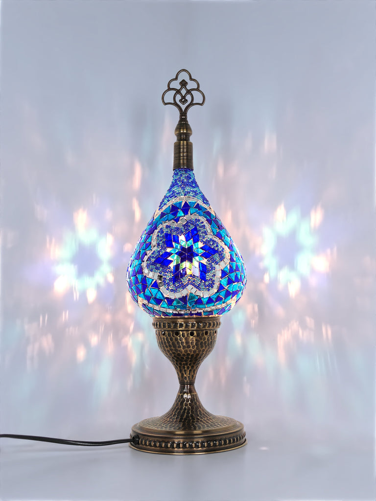 Turkish Mosaic Table Lamp Stained Glass 