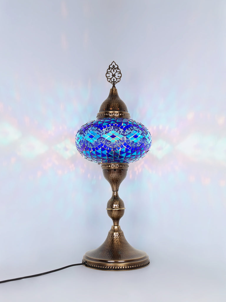 Turkish Table Lamp Big Globe Standing 