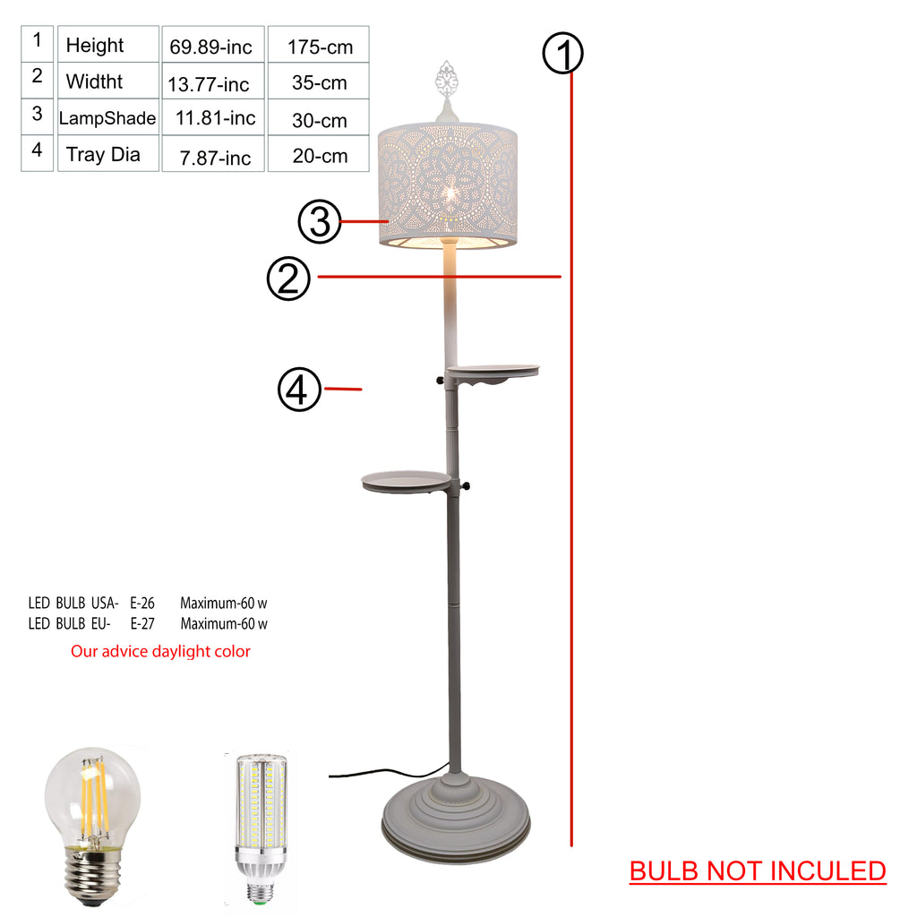 modern lamp with table size