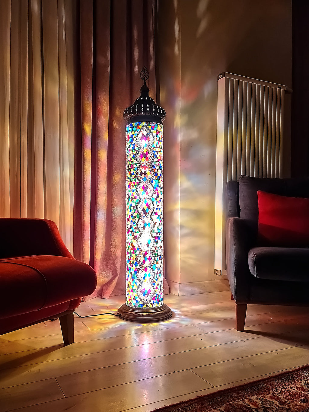 Turkish Mosaic Floor Lamp 