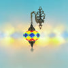 Flame rug Turkish mosaic wall sconce lamp