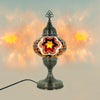 brown color bedside bedroom lamp