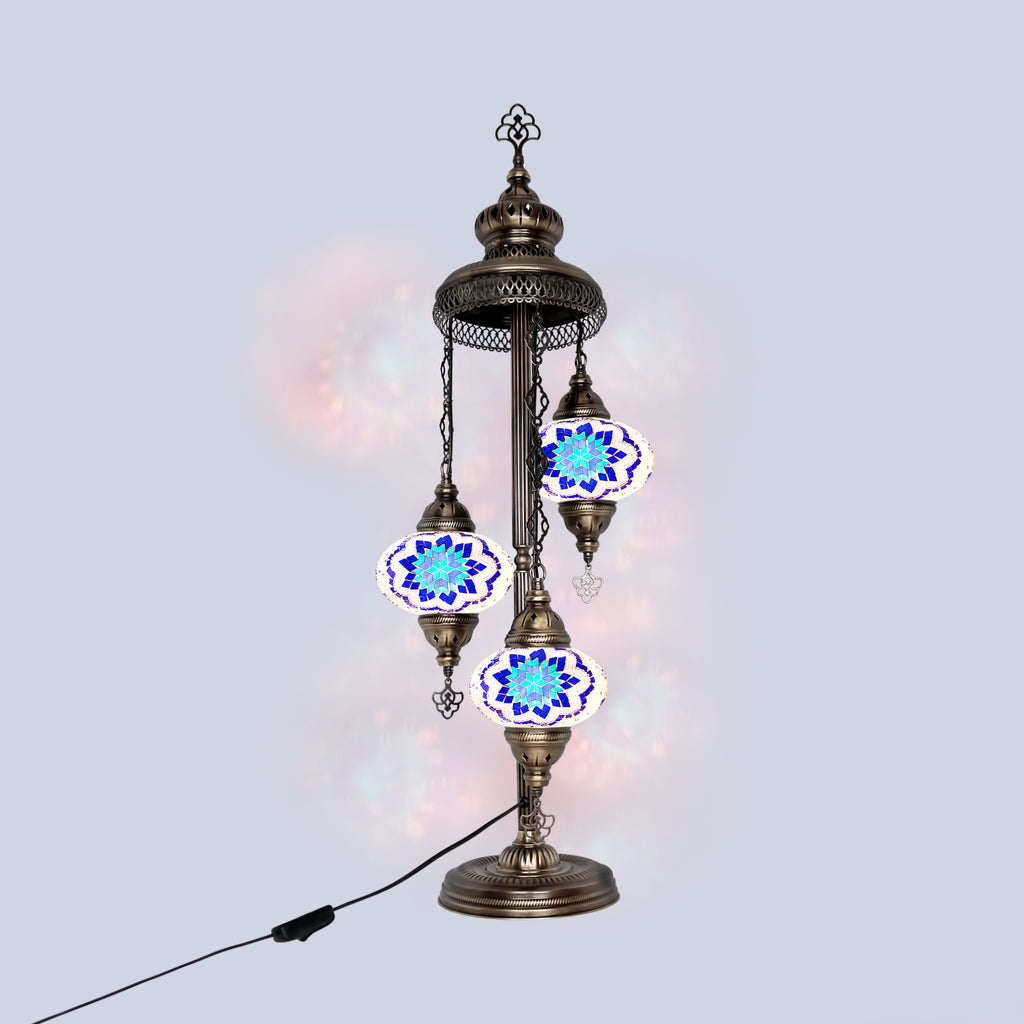 Tiffany Floor lamp 3 globe 