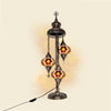 Tiffany Floor lamp 3 globe brown color
