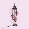 turkish Floor lamp 3 globe purple color