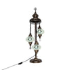 turkish Floor lamp 3 globe white color