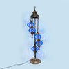 floor lamp turkish mosaic blue flower