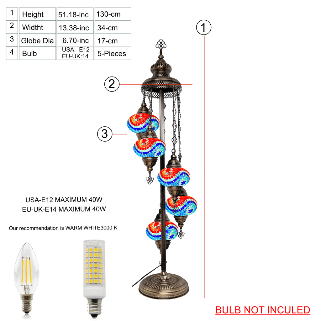 bedroom light turkish size