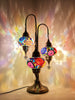 Turkish Mosaic Table Lamp 3-Globe Tree Design