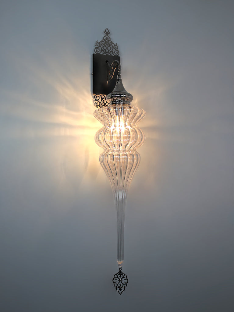 Turkish Wall Light Pyrex Glass 