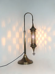 Cylinder Blown Glass Gold Silver 