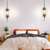 clear glass turkish hanging lamp bedroom light antique color