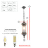 blown glass turkish pendant lamp kitchen island light silver color size