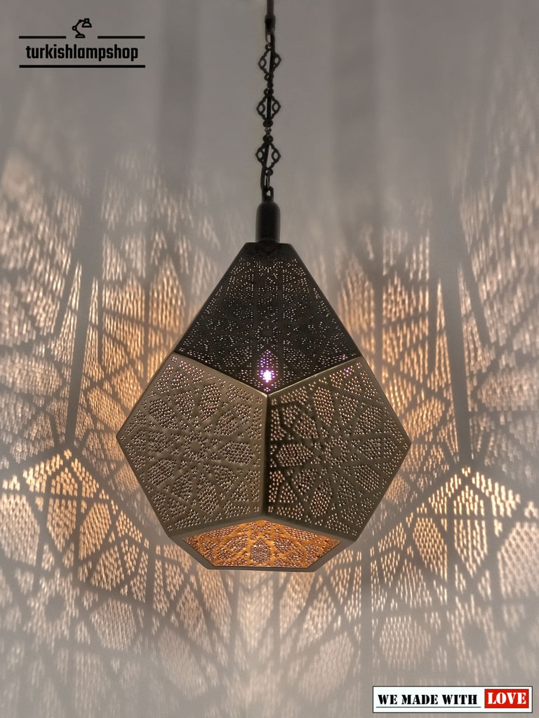 Moroccan Decorative Hanging Lamp Diamond Form Pendant Light