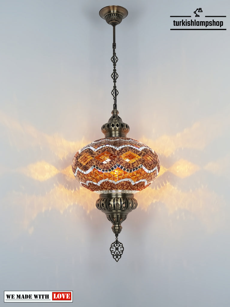 Turkish Mosaic Hanging Lamp 