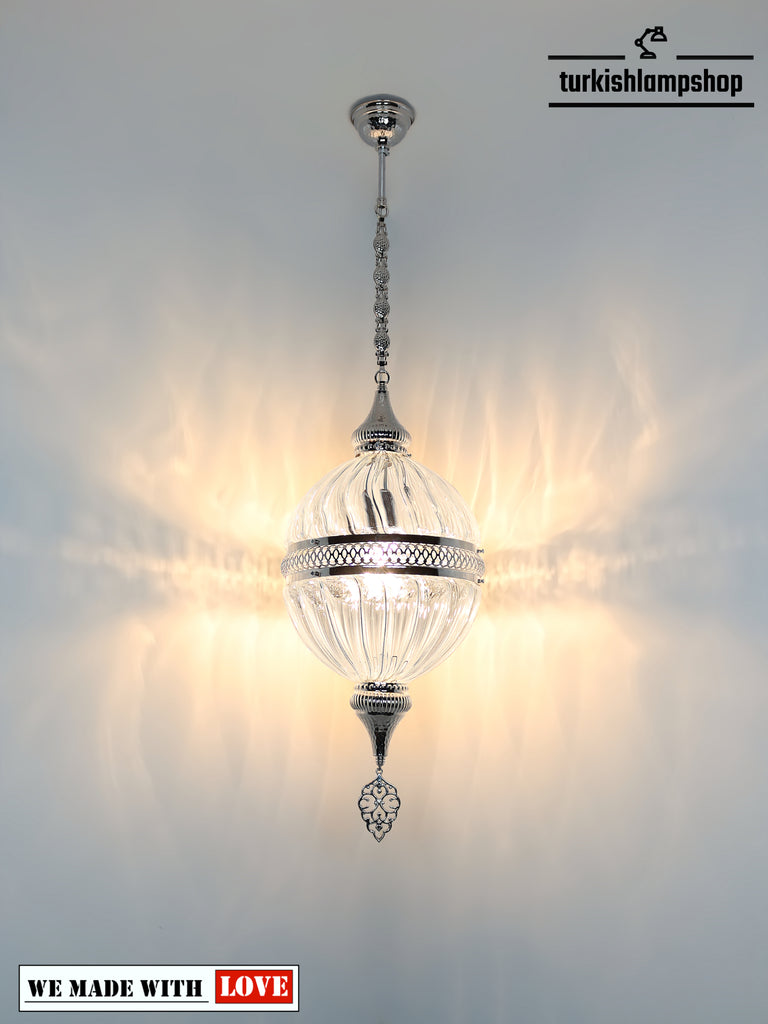 Pyrex Glass Pendant Lamp 