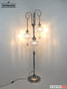 Turkish Floor Lamp Pyrex Blown Glass Clear Color Handmade